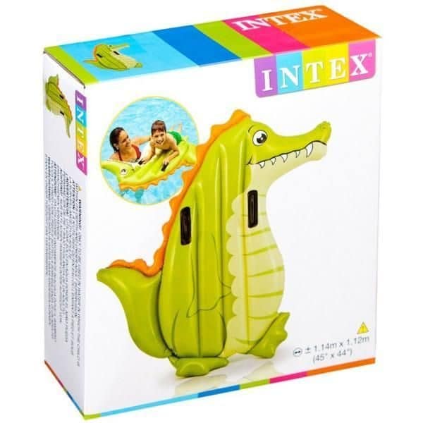 Colchão Insuflável Formato Crocodilo INTEX #58151