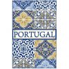Toalha de Praia Microfibra Azulejos Portugal 180 x 100 cm
