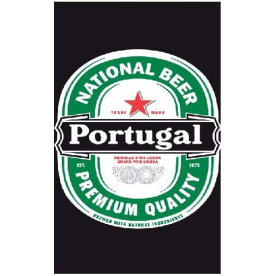 Toalha de Praia Microfibra Heineken Portugal 180 x 100 cm