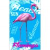 Toalha de Praia Microfibra Flamingo Summer 180 x 100 cm