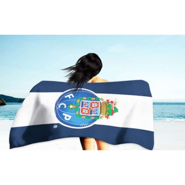 Toalha de Praia Microfibra Licenciada FC Porto 180 x 100 cm