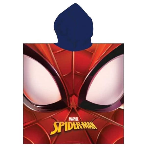Spiderman Polyester Child Beach Poncho 55 x 55 cm - Back