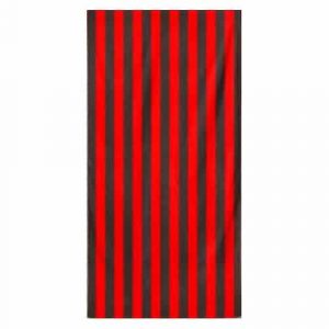 Microfiber Striped Beach Towel - Red and Black