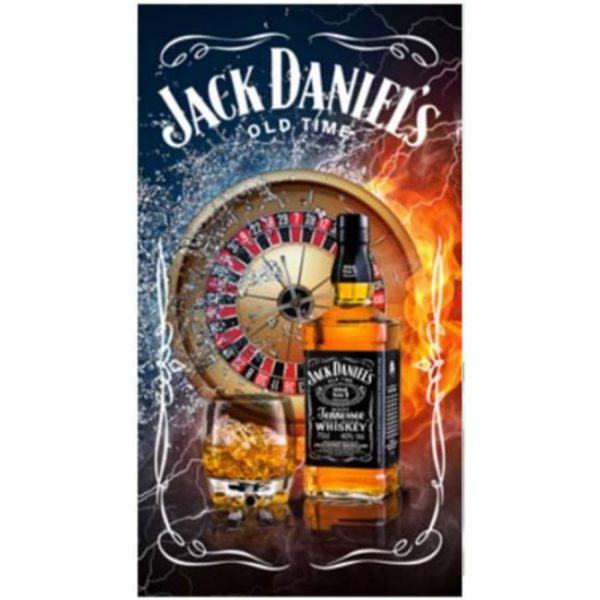 Jack Daniels Casino Microfiber Beach Towel 180 x 100 cm