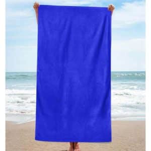 Blue Cotton Beach Towel