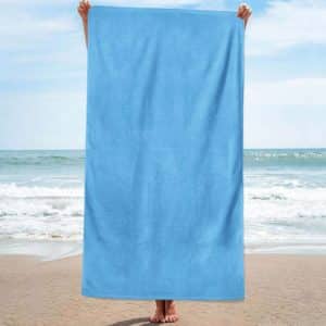 Turquoise Cotton Beach Towel