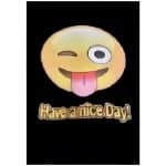 Toalha de Praia Microfibra Smile "Have a Nice Day" 180 x 100 cm
