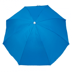 Sombrilla Poliéster Protección UV 1,76 m Azul Claro