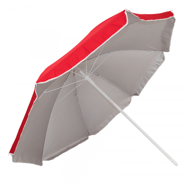 Guarda-Sol Poliéster Proteção UV 1,76 m Resistente Vermelho