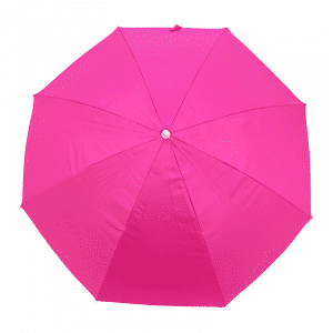 Guarda-Sol Poliéster Proteção UV 1,76 m Resistente Rosa