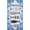 Toalha de Praia Microfibra Sardinhas & Azulejos 180 x 100 cm