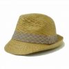 Small Raft Hat with Flap and Checkered Ribbon