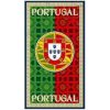 Portuguese Flag Mosaic Microfiber Beach Towel 180 x 100 cm