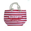 Red Striped Strap Beach Bag Algarve Portugal