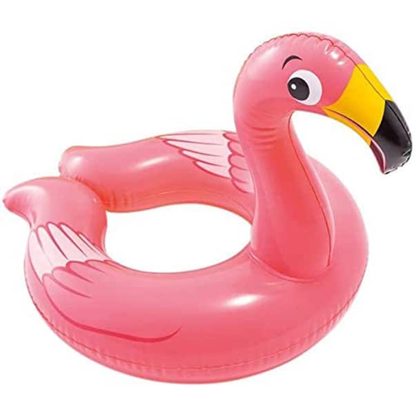 Bóia Insuflável Flamingo para Criança ajustável atrás Intex #59220
