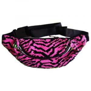 Pink Assorted Multicolored Waist Bag
