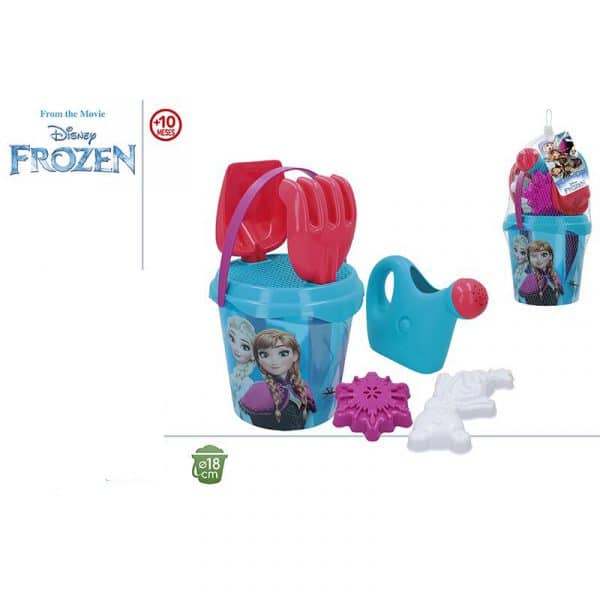 Disney Frozen Transparent Beach Bucket Set with Watering Can