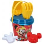Conjunto de Balde de Praia Mickey Roadster Racers Disney