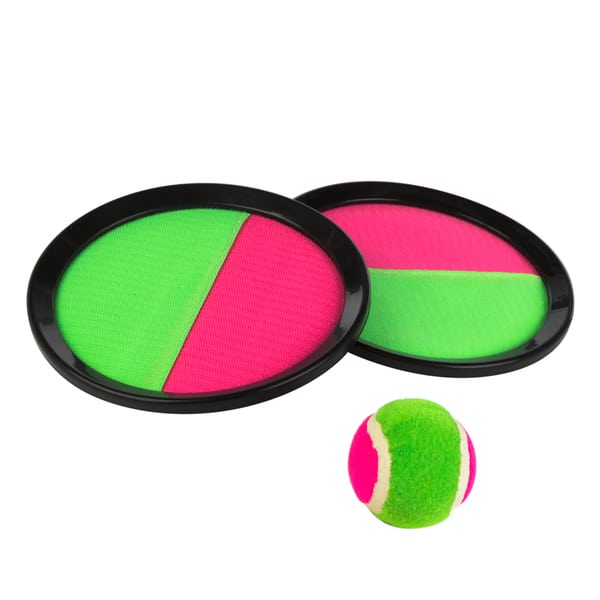 Jogo de Apanhar a Bola com Velcro Color Beach - Casa de Praia