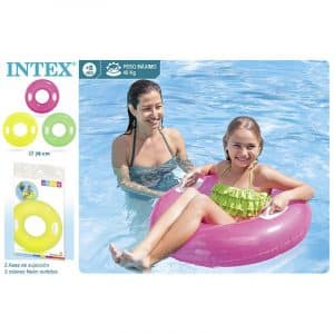 Intex Inflatable Fluorescent Ring with Handles #59258