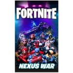Toalha Praia Microfibra Fortnite Nexus War