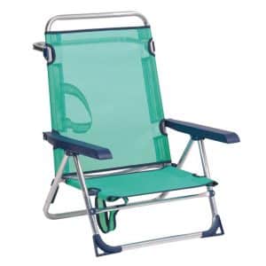 Cyan Alco Aluminium Totally Reclinable Beach Chair with Handles