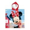 Poncho de Playa para Niños Poliéster Minnie en la Playa Delantera