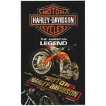 Toalha de Praia Microfibra Harley Davidson The American Legend