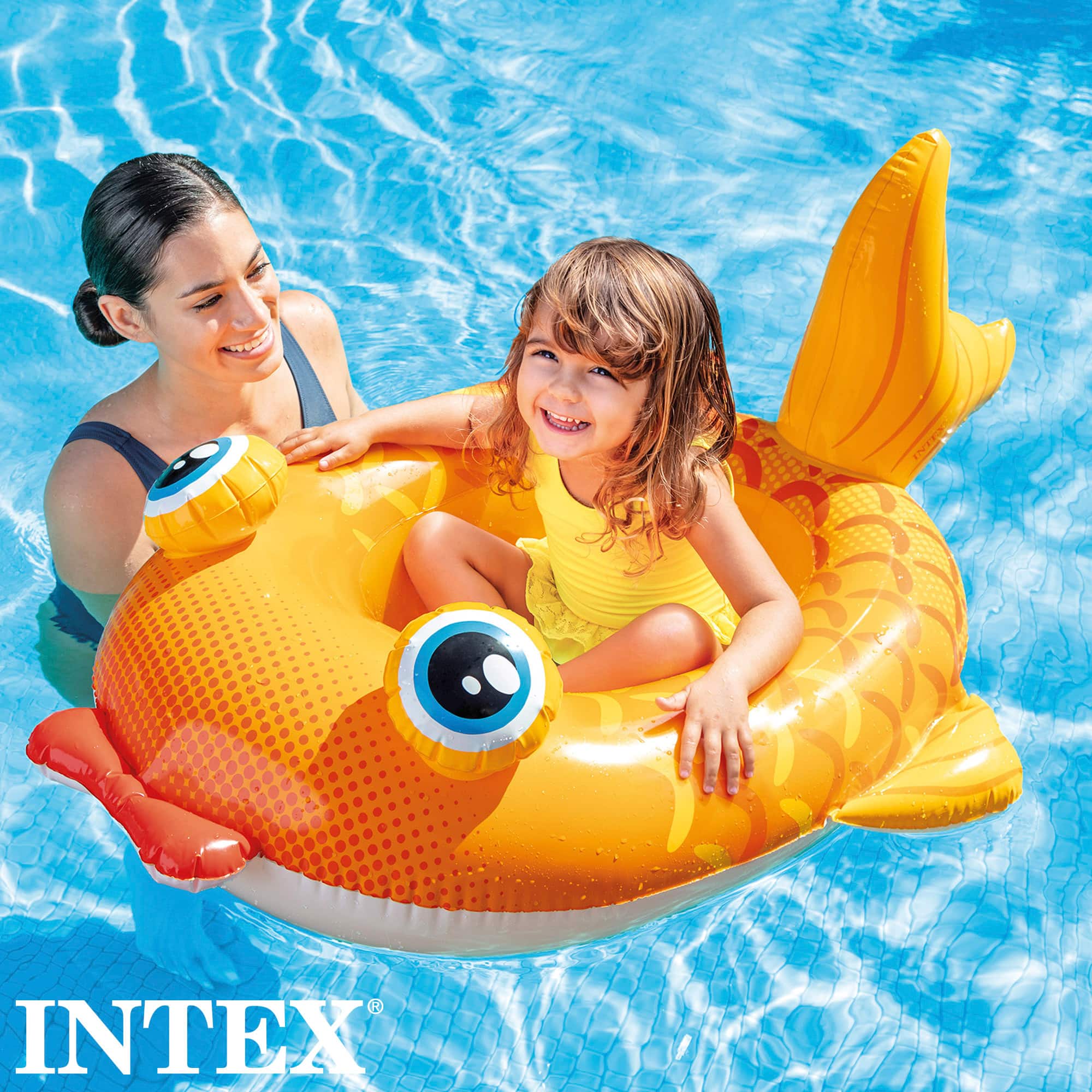 Inflatable Children’s Pool Vehicles Intex 59380 Fish 2