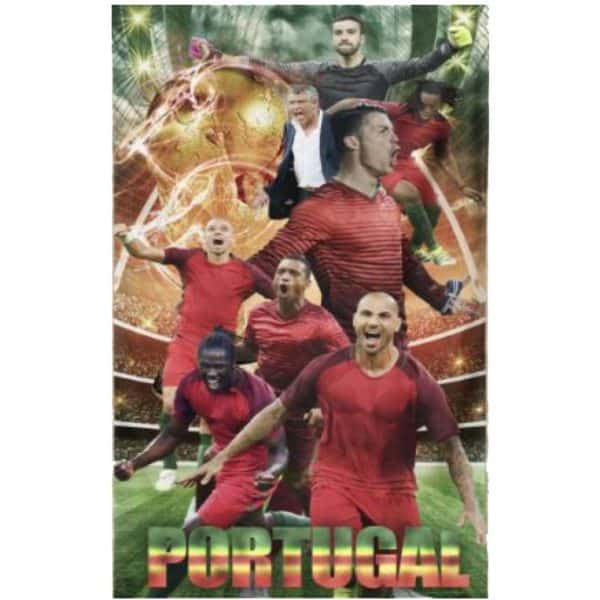Toalla de Playa Microfibra Cristiano Ronaldo Selección Portuguesa 180 x 100 cm
