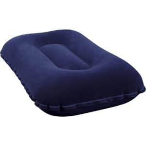 Blue Bestway Inflatable Velvet Pillow 67121