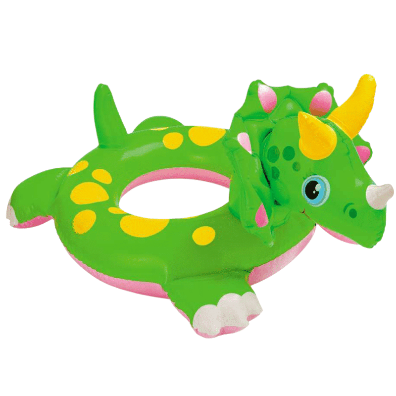 Flotador Hinchable de Animal para Niños Intex 58221 Triceratops