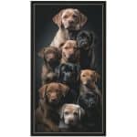 Toalha de Praia Microfibra Muitos Cães