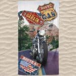 Toalha de Praia Microfibra Route 66 Placas de Trânsito