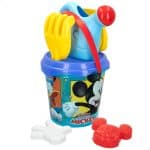 Conjunto de Balde de Praia Transparente com Regador Mickey Disney
