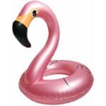 Bóia Flamingo Insuflável Rosa-Dourado Criança Aremar 55cm 6484