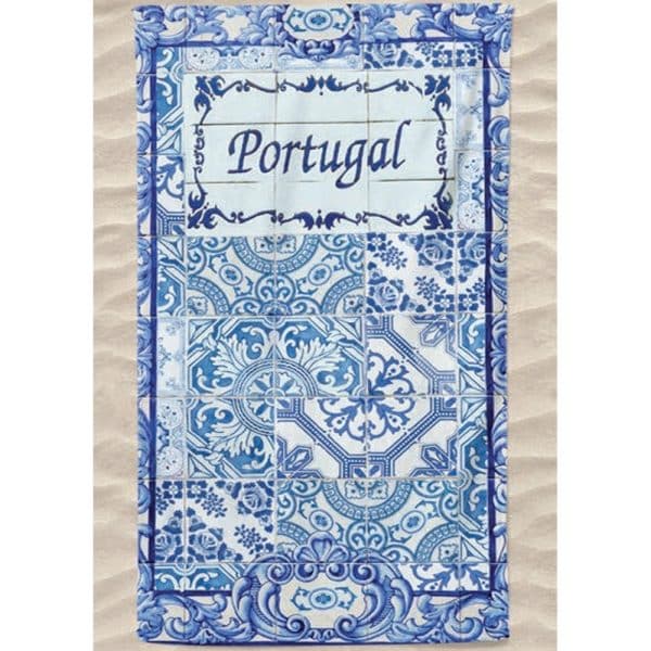 Toalha de Praia Microfibra Azulejos Típicos Portugal