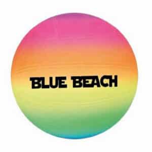 Bola Borracha Resistente Multicolor Volley Blue Beach Aremar