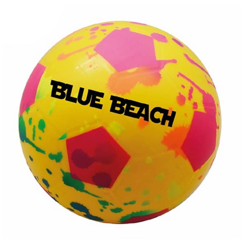 Bola Borracha Resistente Splash Blue Beach Aremar Amarela