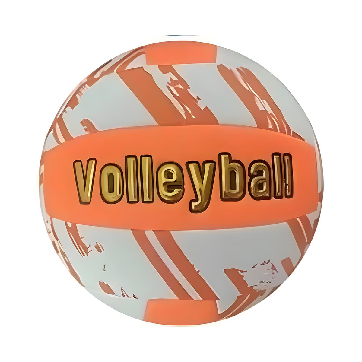 Bola de Volley de Praia Riscas Coloridas VolleyBall Laranja Turymar