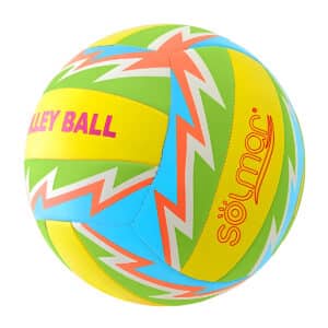 Bola Volley de Praia Soft Multicolorida Raios Solmar 04005 Modelo 1
