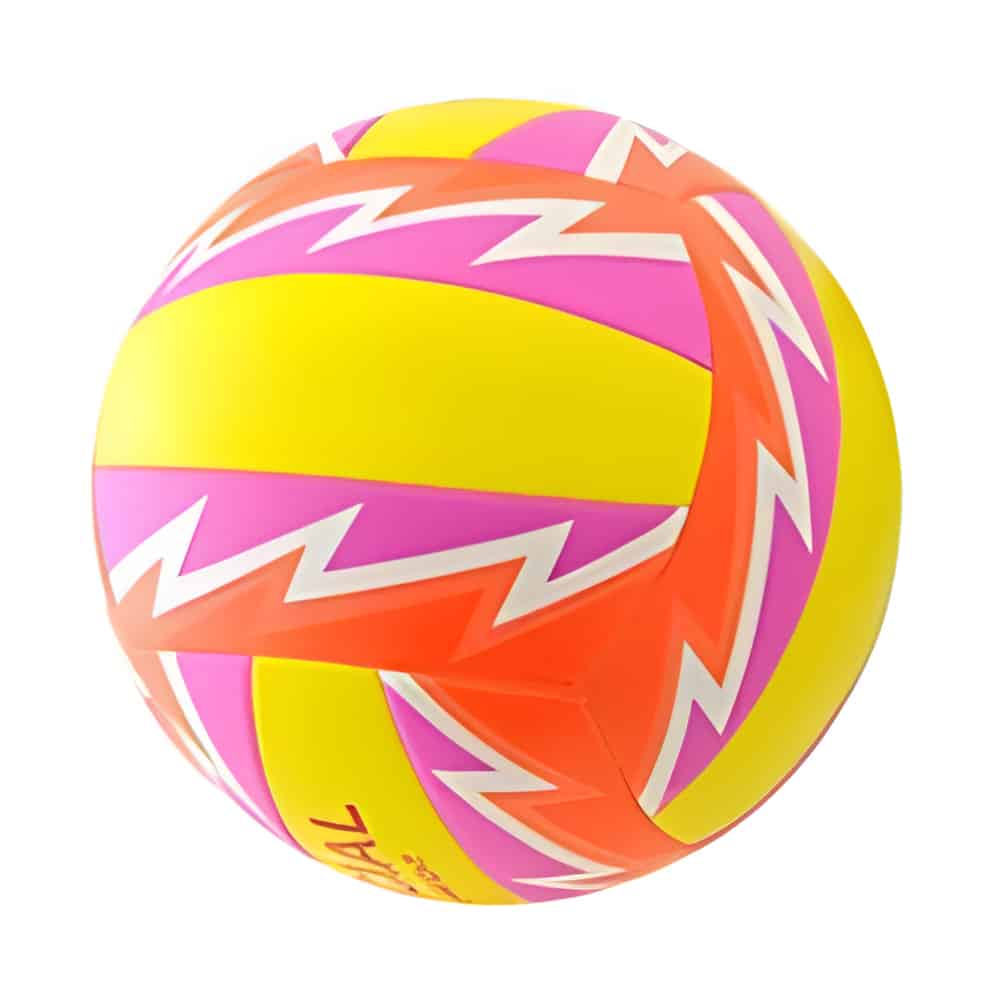 Bola Volley de Praia Soft Multicolorida Raios Solmar 04005 Modelo 2