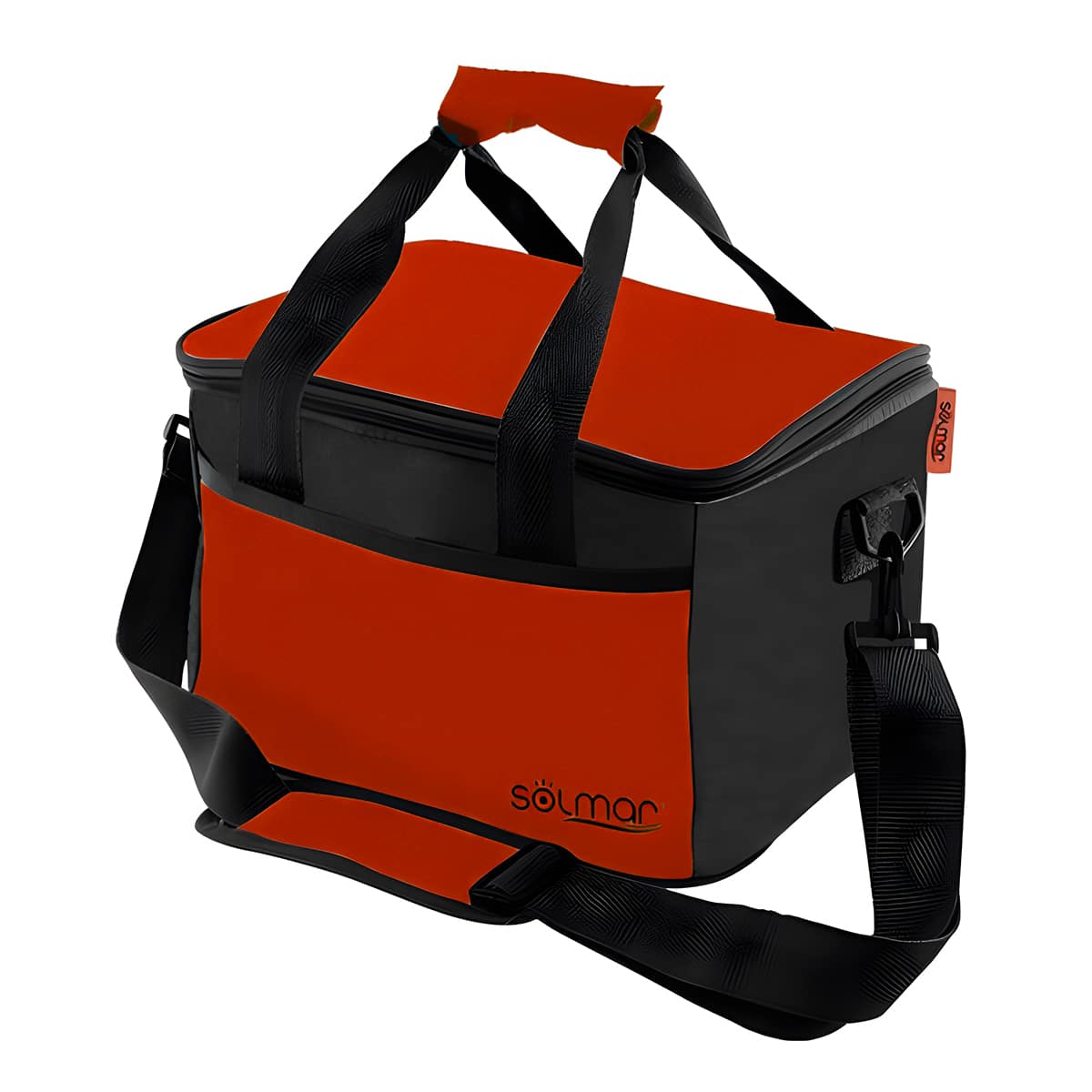 Bolsa Térmica de Praia em Poliéster 29x22x20 cm Solmar 20033 Vermelho