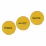 Conjunto de 3 Bolas de Borracha Grandes para Raquetes de Praia Solmar