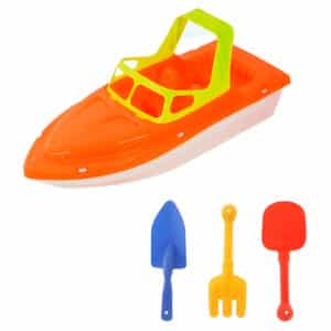 Conjunto de Brinquedos de Praia com Barco e Acessórios Solmar 16084