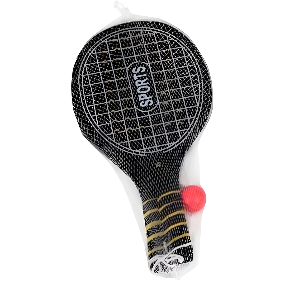 Conjunto de Raquetes de Praia com Furos Sports TurymarConjunto de Raquetes de Praia com Furos Sports Pretas