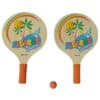 Conjunto Raquetes Praia Tradicionais Algarve Summer 4Beach Laranja