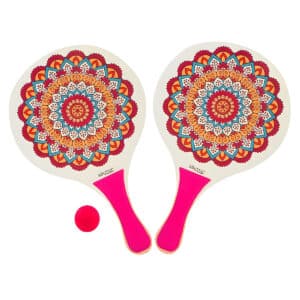 Conjunto Raquetes de Praia Tradicional Mandala Solmar