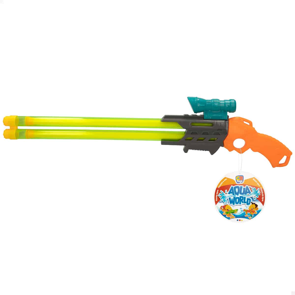 Espingarda de Água Dupla 55 cm Aqua World 49485 Laranja