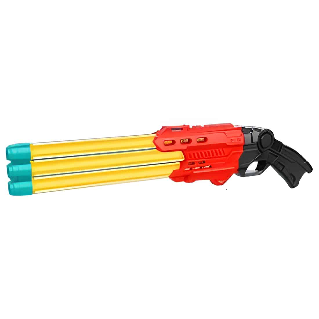 Pistola de Água Bisnaga Tripla 64 cm Solmar 16260 Vermelho